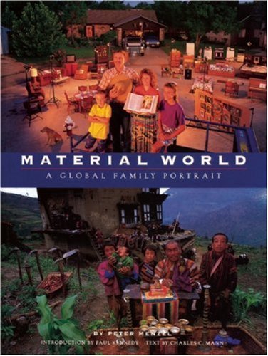Cover for Charles C. Mann · Material World: a Global Family Portrait (Innbunden bok) (1994)