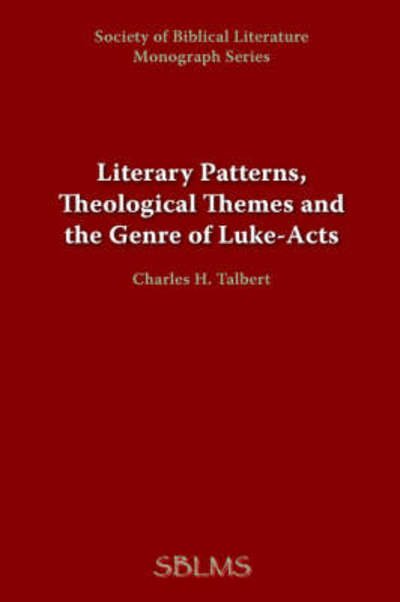 Cover for George M Landes · Literary Patterns, Theological Themes, and the Genre of Luke-acts (Pocketbok) (1974)
