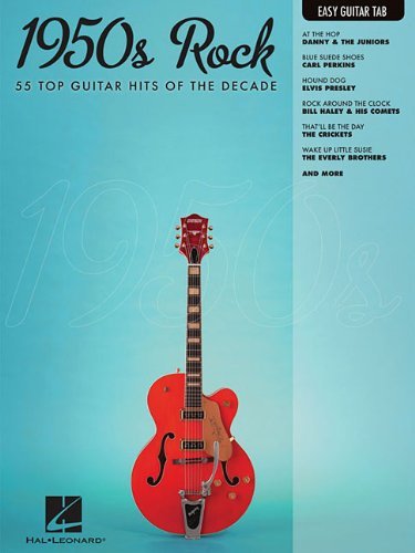 Cover for Hal Leonard Corp. · 1950s Rock Easy Guitar Tab   Easy Guitar Decade Series (Pocketbok) (2010)