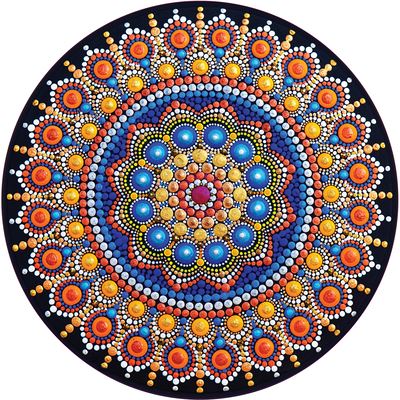 Cover for Peter Pauper Press Inc. · Magical Mandala 1000 Piece Round Jigsaw Puzzle (N/A) (2021)