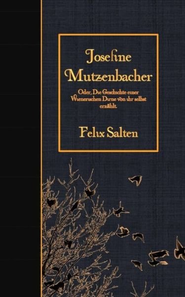 Cover for Felix Salten · Josefine Mutzenbacher: Oder, Die Geschichte Einer Wienerischen Dirne Von Ihr Selbst Erzahlt (Paperback Book) (2015)