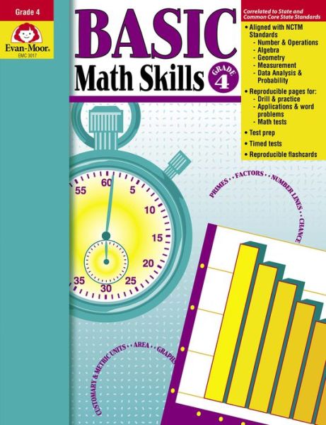 Cover for Wes Tuttle · Basic Math Skills Grade 4 (Paperback Book) (2003)