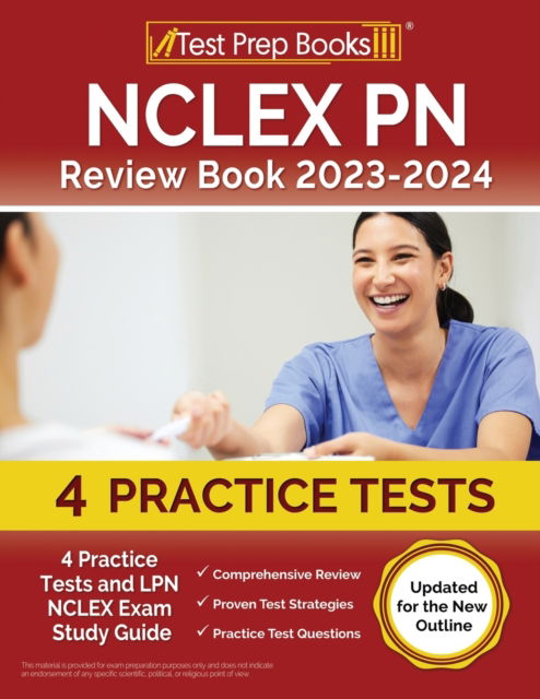 Cover for Joshua Rueda · NCLEX PN Review Book 2023 - 2024 : 4 Practice Tests and LPN NCLEX Exam Study Guide [Updated for the New Outline] (Paperback Book) (2023)