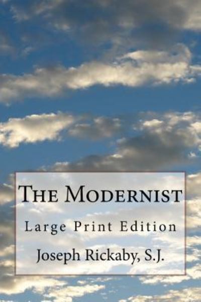 Cover for Joseph Rickaby S J · The Modernist (Paperback Book) (2018)