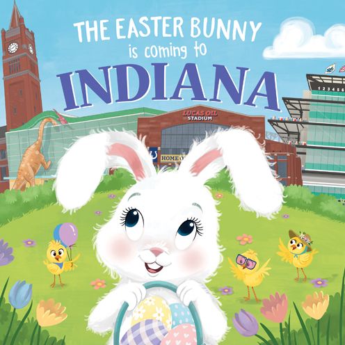 Cover for Eric James · The Easter Bunny is Coming to Indiana (Inbunden Bok) (2020)