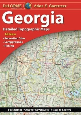 Cover for Rand McNally · Delorme Atlas &amp; Gazetteer Georgia (Paperback Bog) (2020)