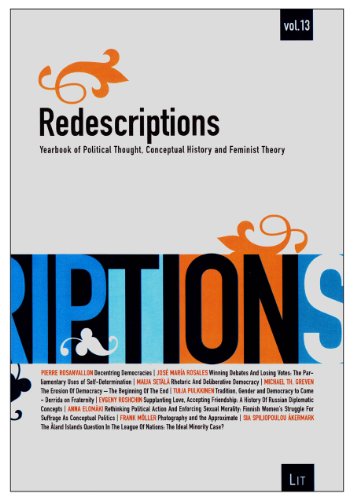 Cover for Kari Palonen · Redescriptions: Yearbook of Political Thought, Conceptual History and Feminist Theory, Vol. 13 (Pocketbok) (2009)