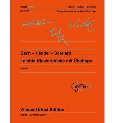 Cover for Johann Sebastian Bach · Bach - Händel - Scarlatti,Kl.01 UT52001 (Book) [Edition with German and English Commentary edition] (2024)