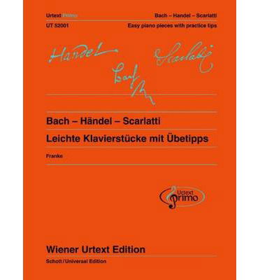 Cover for Johann Sebastian Bach · Leichte klavierstucke mit ubetips (Book) [Edition with German and English Commentary edition] (2012)