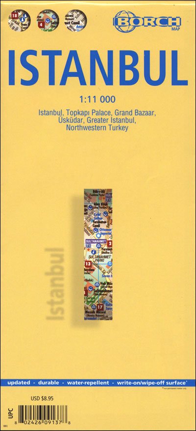 Cover for Borch GmbH · Istanbul (lamineret), Borch Map 1:11.000 (Hardcover Book) [7th edition] (2016)