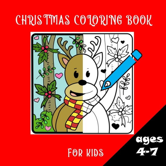 Cover for Bana&amp;#347; , Dagna · Christmas coloring book for kids ages 4-7 (Pocketbok) (2021)