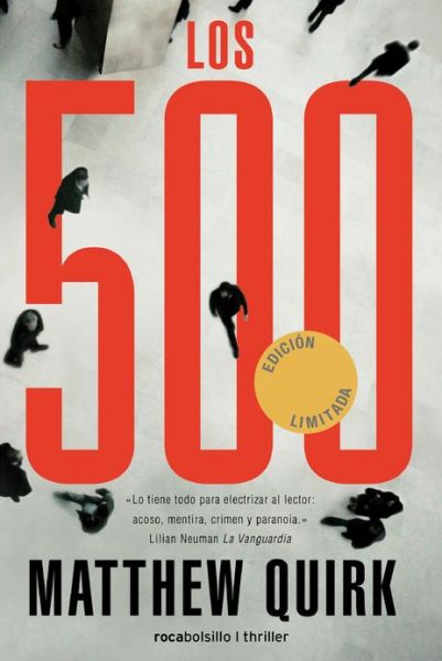 Cover for Matthew Quirk · 500, Los (Rocabolsillo Criminal) (Spanish Edition) (Hardcover Book) [Spanish edition] (2013)