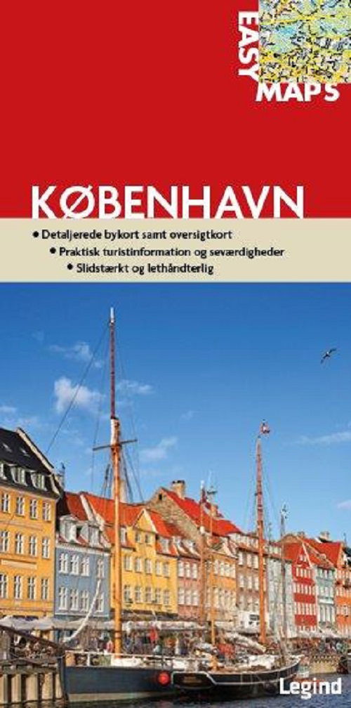 Easy Maps - Byer: Easy Maps - København - Legind A/S - Livros - Legind - 9788771550375 - 1 de junho de 2014