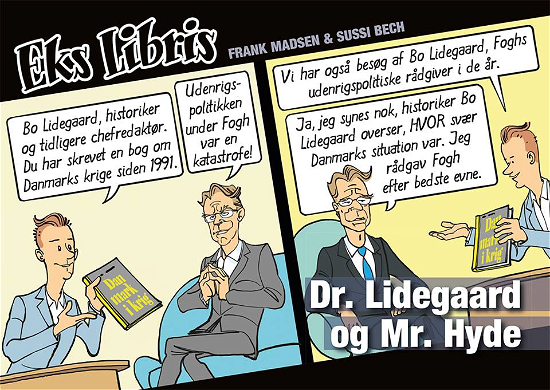 Cover for Frank Madsen · Eks Libris: Dr. Lidegaard og Mr. Hyde (Paperback Bog) [1. udgave] (2018)