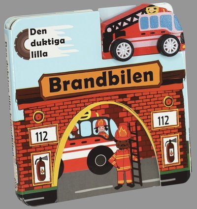 Cover for Den duktiga lilla Brandbilen (Board book) (2021)
