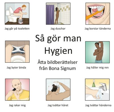 Så gör man - hygien, en ask med åtta bildberättelser - Ann Gomér - Other - Bona Signum - 9789188027375 - December 1, 2018