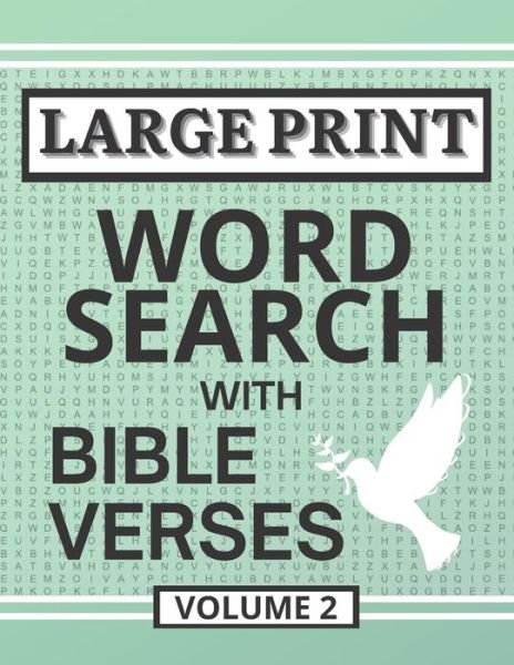 Cover for Keely Brooke Keith · Large Print Word Search with Bible Verses, Volume 2: Word Search Activity Puzzles Filled with Grace and Truth from the Scriptures - Large Print Word Search with Bible Verses (Pocketbok) (2022)