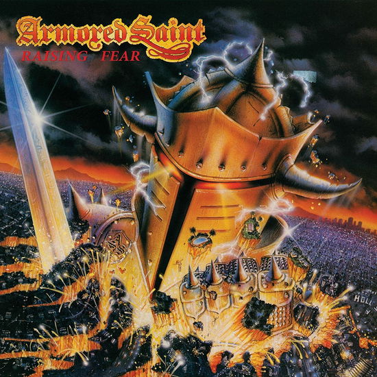 Cover for Armored Saint · Raising Fear (Ltd.fiery Orange Marbled Vinyl) (LP) [Reissue, Anniversary edition] (2022)