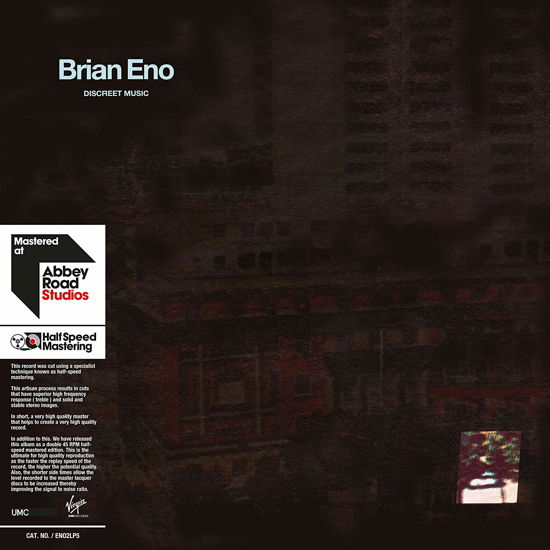 Cover for Brian Eno · Discreet Music (LP) [Limited edition] (2018)