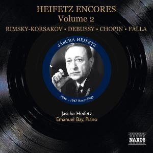 HEIFETZ: Encores Vol.2 - Jascha Heifetz - Musik - Naxos Historical - 0636943207376 - 29. Oktober 2012