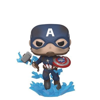 Endgame - Captain America W/ Broken Shield & Mjoin - Funko Pop! Marvel: - Merchandise - FUNKO UK LTD - 0889698451376 - 11. december 2019