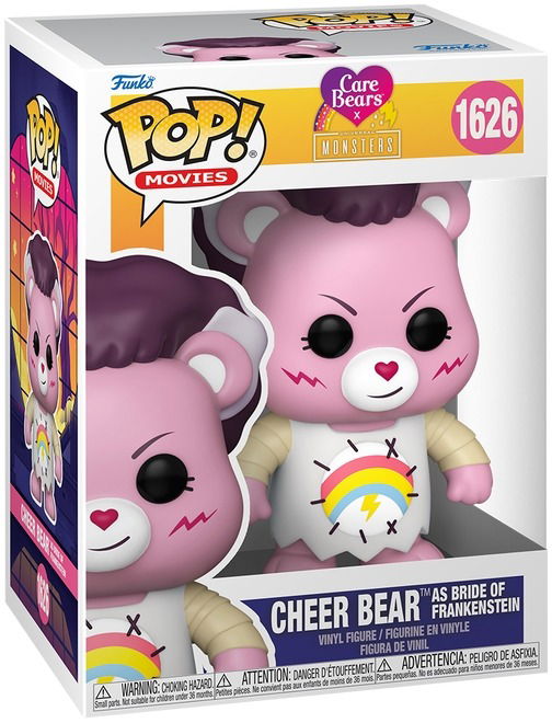 Pop Carebears X Universal Monsters Cheer Bear - Pop Movies Carebears - Fanituote - Funko - 0889698815376 - keskiviikko 28. elokuuta 2024