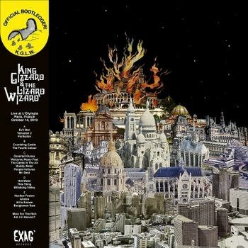 Cover for King Gizzard &amp; The Lizard Wizard · Live In Paris (LP) (2022)