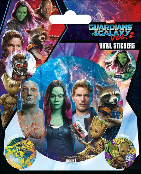 Cover for Guardians Of The Galaxy 2 · Guardians Of The Galaxy 2: Team (Vinyl Stickers Pack) (MERCH)