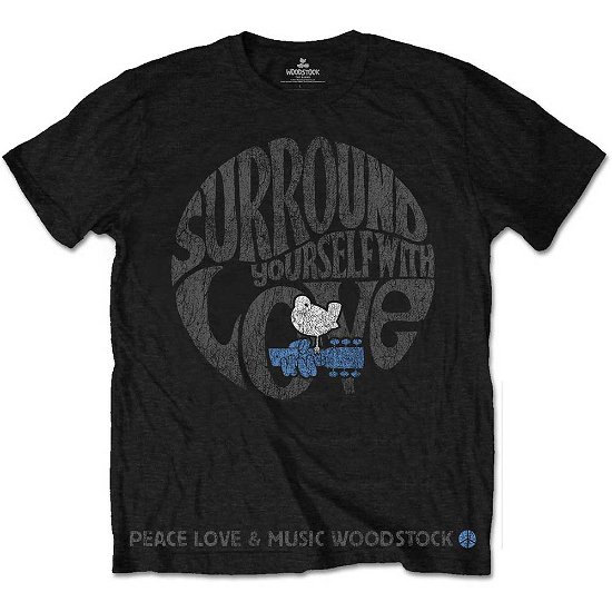 Cover for Woodstock · Woodstock Unisex T-Shirt: Surround Yourself (T-shirt) [size S] [Black - Unisex edition]
