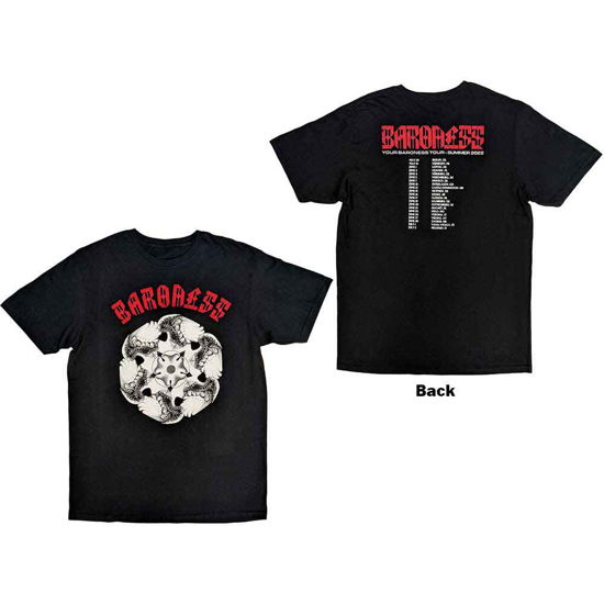 Baroness Unisex T-Shirt: Lightwing (Back Print) - Baroness - Mercancía -  - 5056561093376 - 