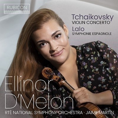 Cover for D'melon, Ellinor / RTÉ National Symphony Orchestra · Tchaikovsky Violin Concerto / Lalo Symphonie Espagnole (CD) (2023)