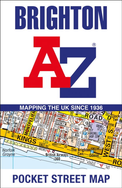 Brighton A-Z Pocket Street Map - A-Z Maps - Boeken - HarperCollins Publishers - 9780008657376 - 25 april 2024