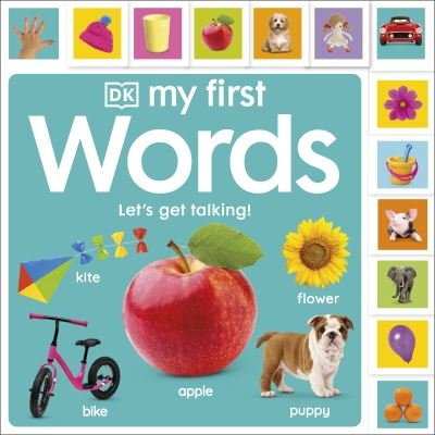 Cover for Dk · My First Words: Let's Get Talking - My First Tabbed Board Book (Kartongbok) (2022)