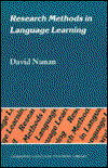 Cover for David Nunan · Research Methods in Language Learning - Cambridge Language Teaching Library (Hardcover Book) (1992)