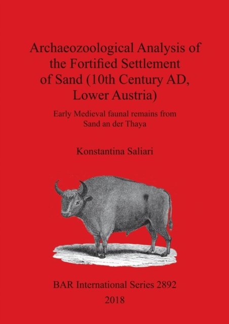 Cover for Konstantina Saliari · Archaeozoological Analysis of the Fortified Settlement of Sand (Paperback Book) (2018)
