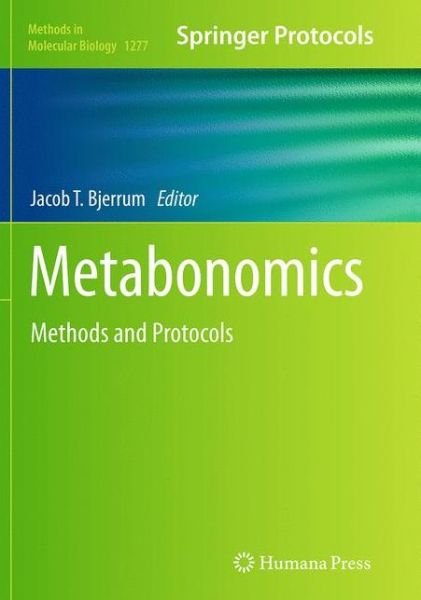 Cover for Metabonomics: Methods and Protocols - Methods in Molecular Biology (Paperback Book) [Softcover reprint of the original 1st ed. 2015 edition] (2016)