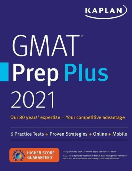 Cover for Kaplan Test Prep · GMAT Prep Plus 2021 (Book) (2020)