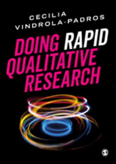 Cover for Cecilia Vindrola-Padros · Doing Rapid Qualitative Research (Hardcover Book) (2021)