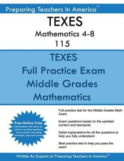 Cover for Preparing Teachers in America · TExES Mathematics 4-8 115 (Paperback Book) (2016)