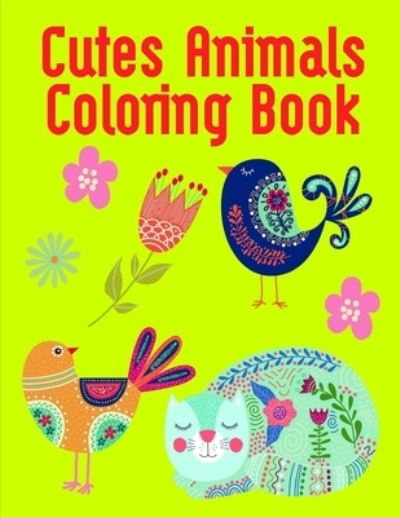 Cover for Lucky Me Press · Cutes Animals Coloring Book (Paperback Book) (2019)