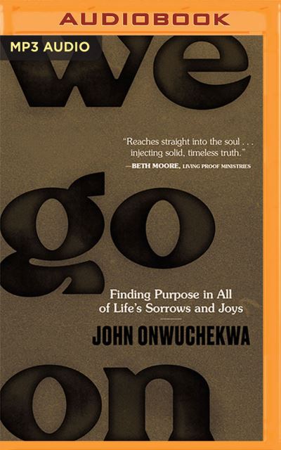 Cover for John Onwuchekwa · We Go on (CD) (2022)