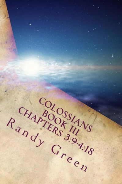 Cover for Randy Green · Colossians Book III (Taschenbuch) (2018)