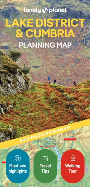 Cover for Lonely Planet · Lonely Planet Lake District &amp; Cumbria Planning Map - Map (Map) (2025)