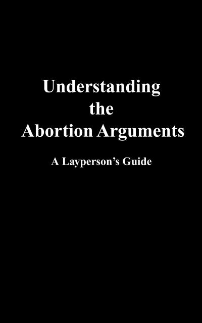 Cover for Dave Evans · Understanding the Abortion Arguments (Taschenbuch) (2022)