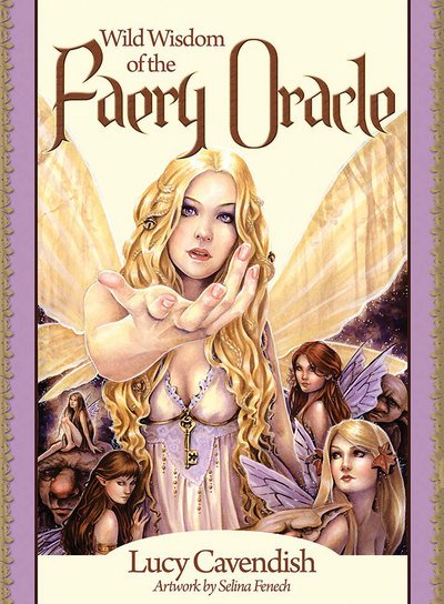 Cover for Cavendish, Lucy (Lucy Cavendish) · Wild Wisdom of the Faery Oracle: Oracle Card and Book Set (Bog) (2015)
