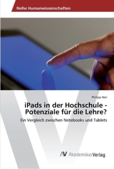 Cover for Heri · Ipads in Der Hochschule - Potenzia (Book) (2016)