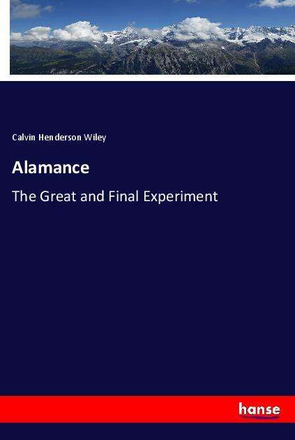 Cover for Wiley · Alamance (Book)