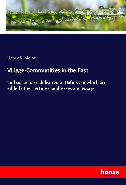 Village-Communities in the East - Maine - Other -  - 9783348042376 - 