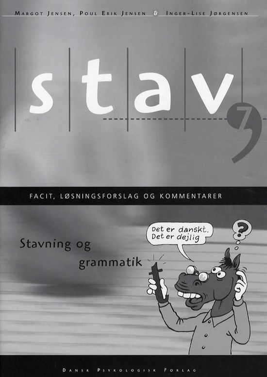 Cover for Poul Erik Jensen Inger-Lise Jørgensen · STAV 7 - Facit, løsningsforslag og kommentarer, 4. udgave (Sewn Spine Book) [4e édition] (2013)