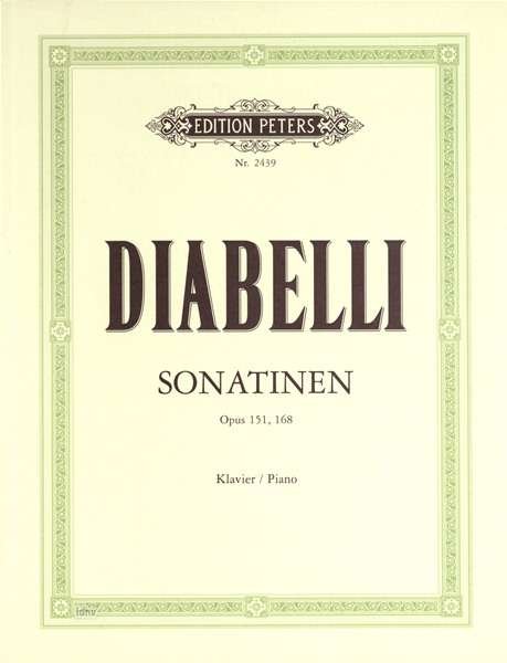Cover for Diabelli · Sonatinen für Klavier op. 151 (Bok) (2022)